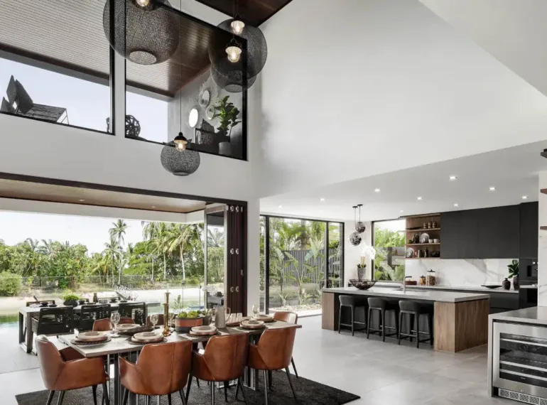 Modern Kitchen Interior and Flooring