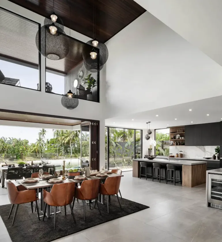Modern Kitchen Interior and Flooring