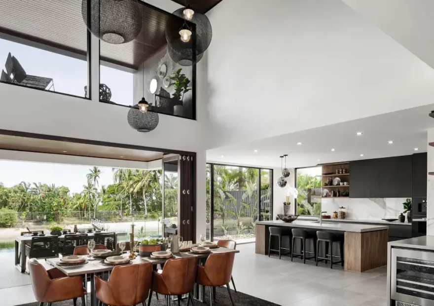 Modern Kitchen Interior and Flooring