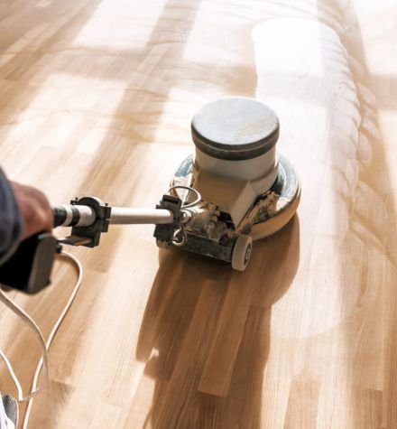 LVT Floor Polishing
