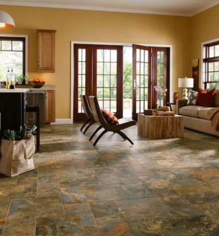Luxury Vinyl Tile Floors