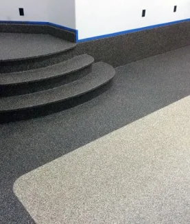 Rubber garage flooring in dubai