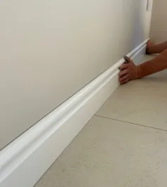 skirting installation